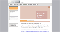 Desktop Screenshot of itexpress-software.com