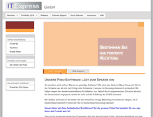 Tablet Screenshot of itexpress-software.com